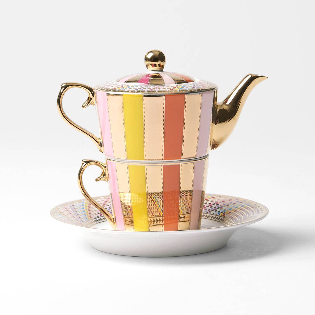 Carnival Tea For One Set