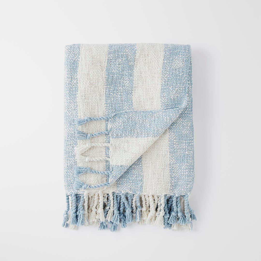 Louie Throws - Soft Blue