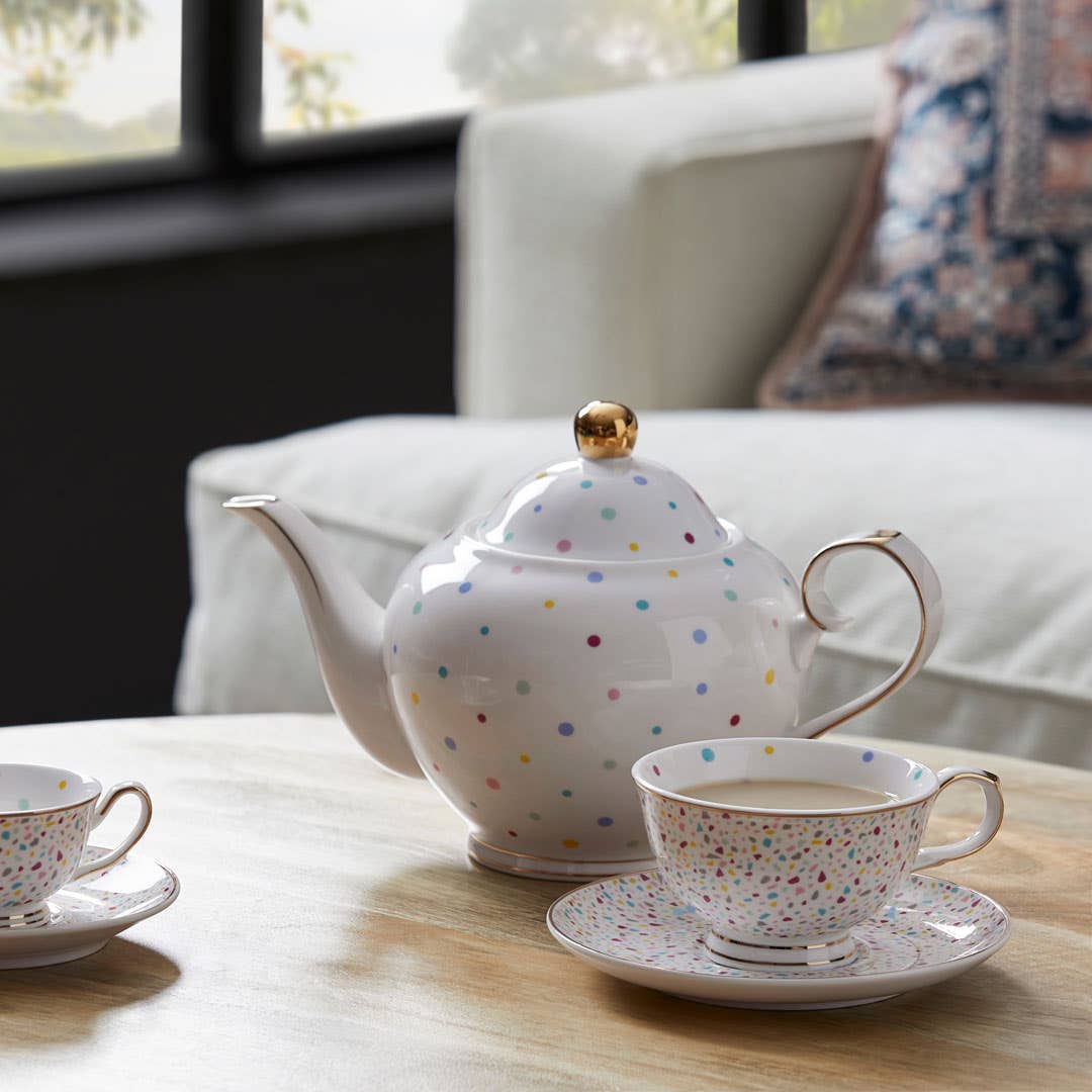 Miss Tea Party Teapot - Confetti