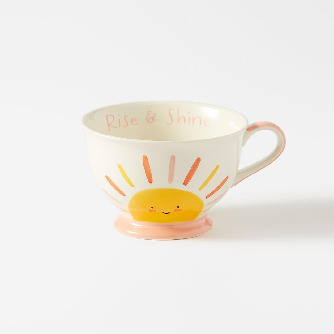 Rise And Shine Pedestal Mug