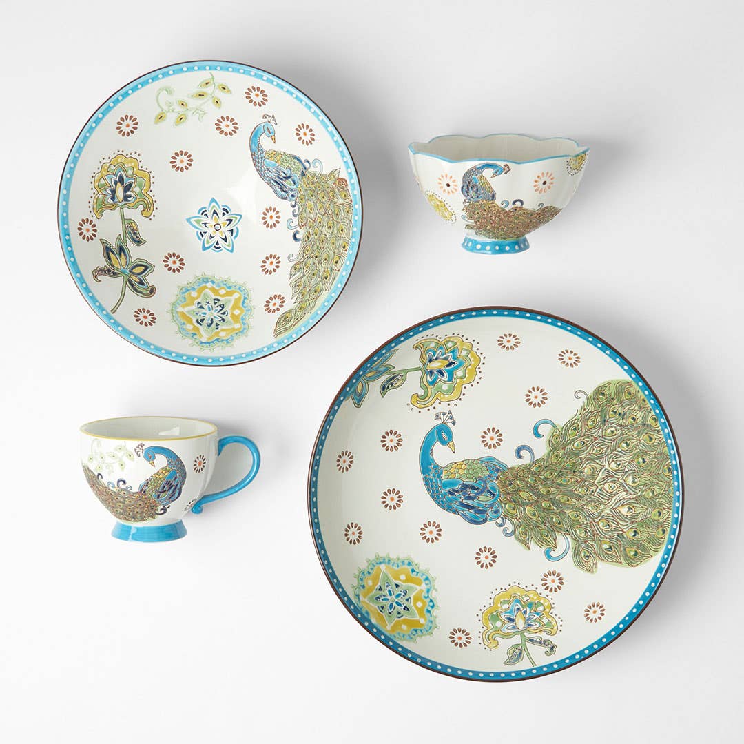 Tango Teacup Peacock - Blue/ Green