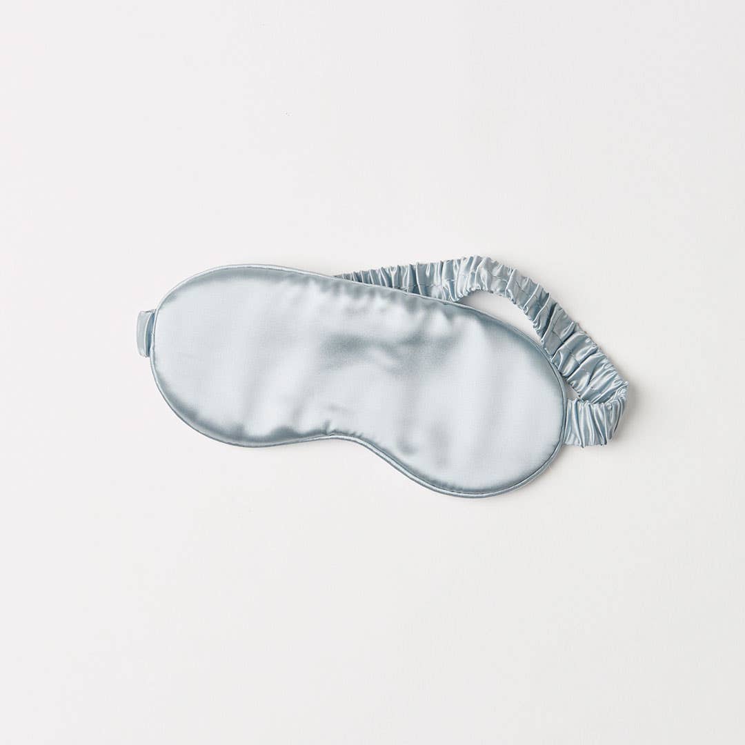 Silk Eye Mask - Blue