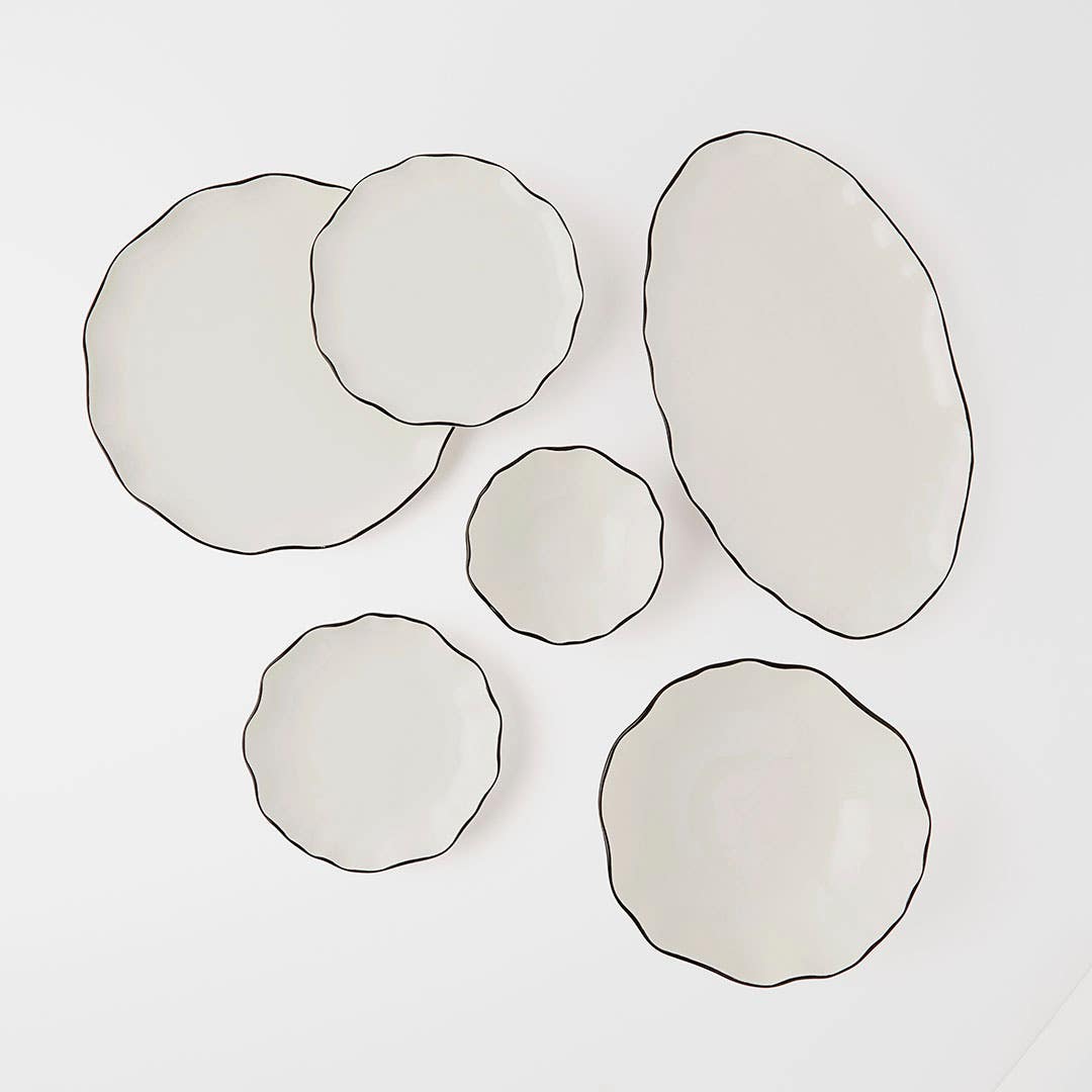 Newbry Oval Platter - White