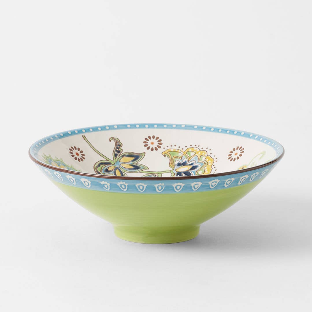 Tango Flared Bowl Peacock - Blue/ Green