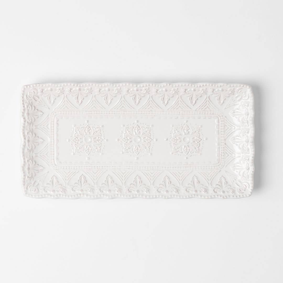 Venezia Rectangular Platter - Ivory