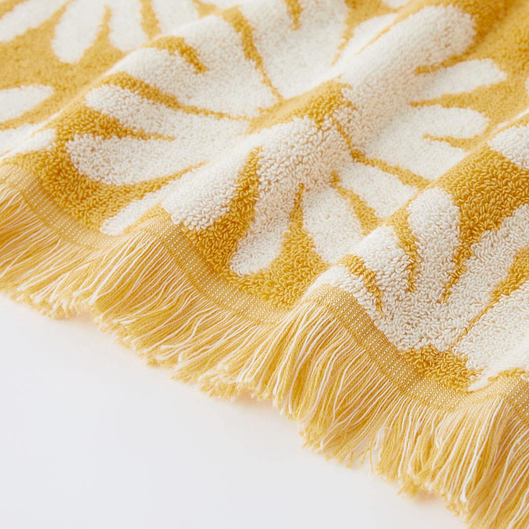 Daisy Towel - Yellow