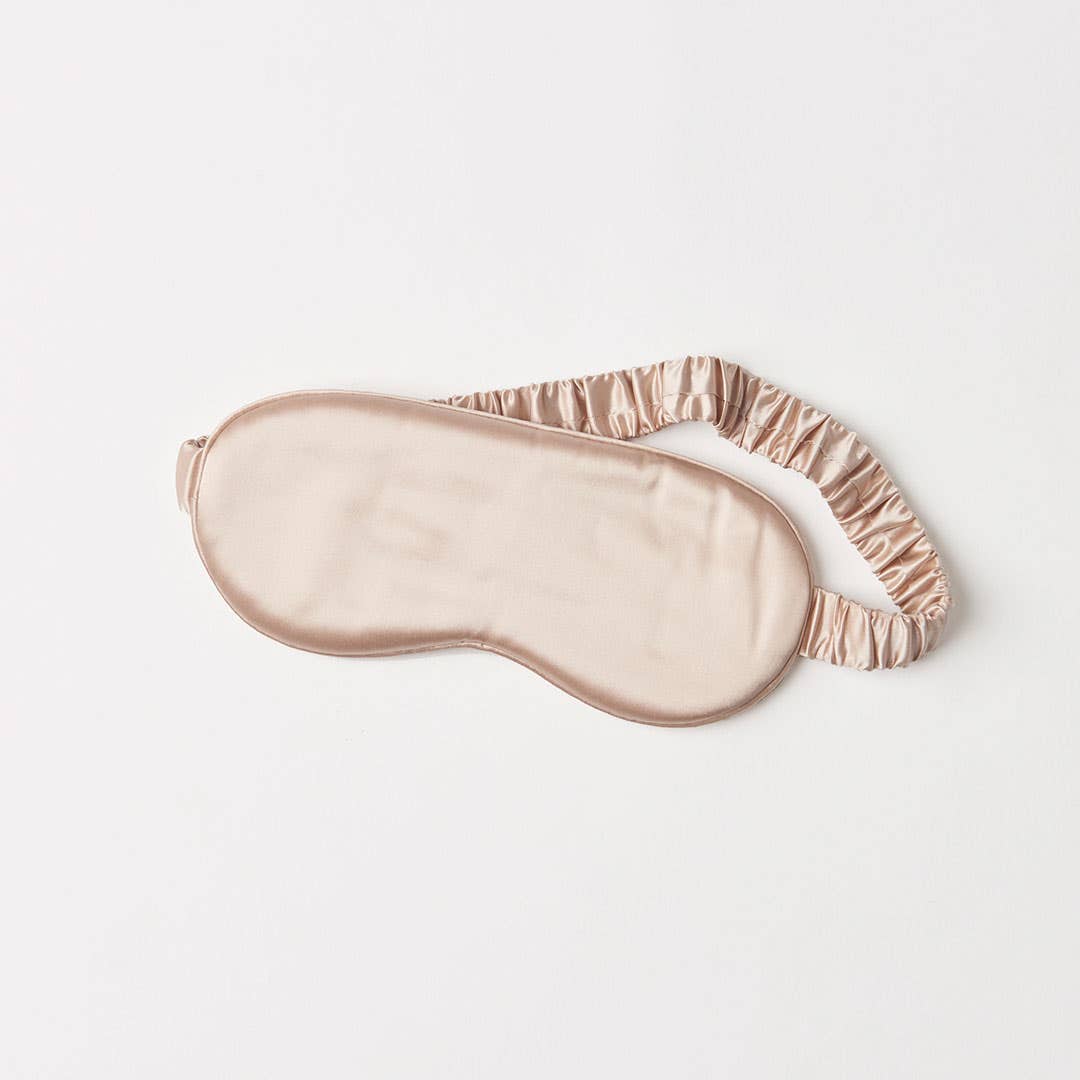 Silk Eye Mask - Oyster