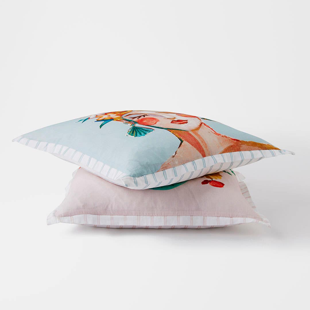 Ines Lady Cushion - Ivory/Multi